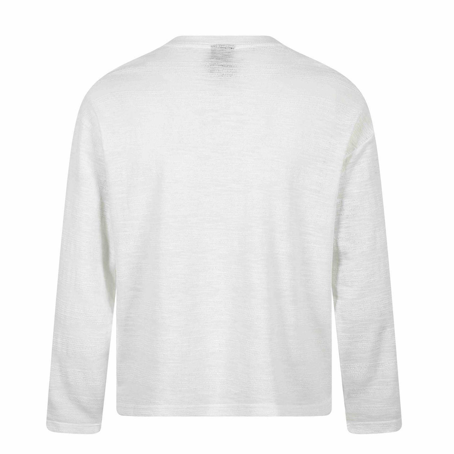 Round Neck Plant Silhouette Printed Lightweight Long Sleeve T-Shirt for Men