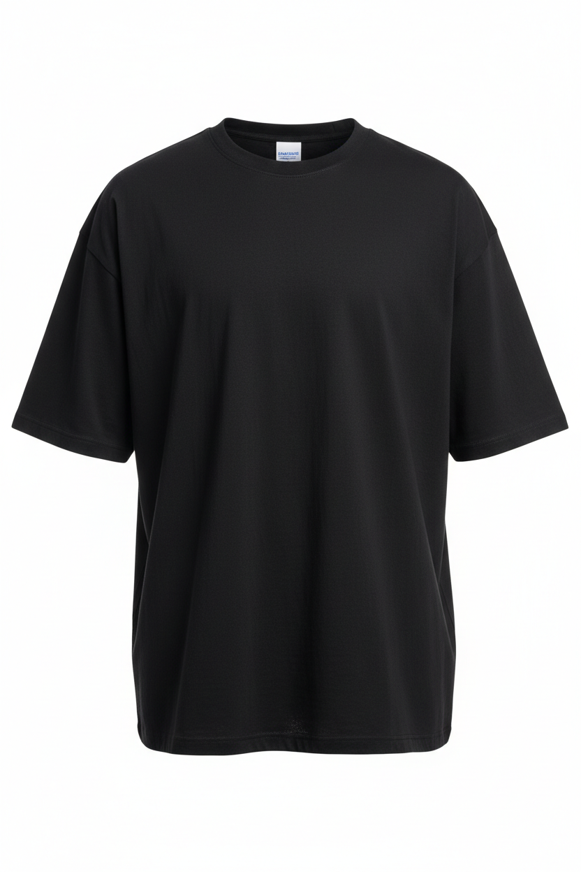 Indievs Vento | Oversized Unisex T-Shirt - Black