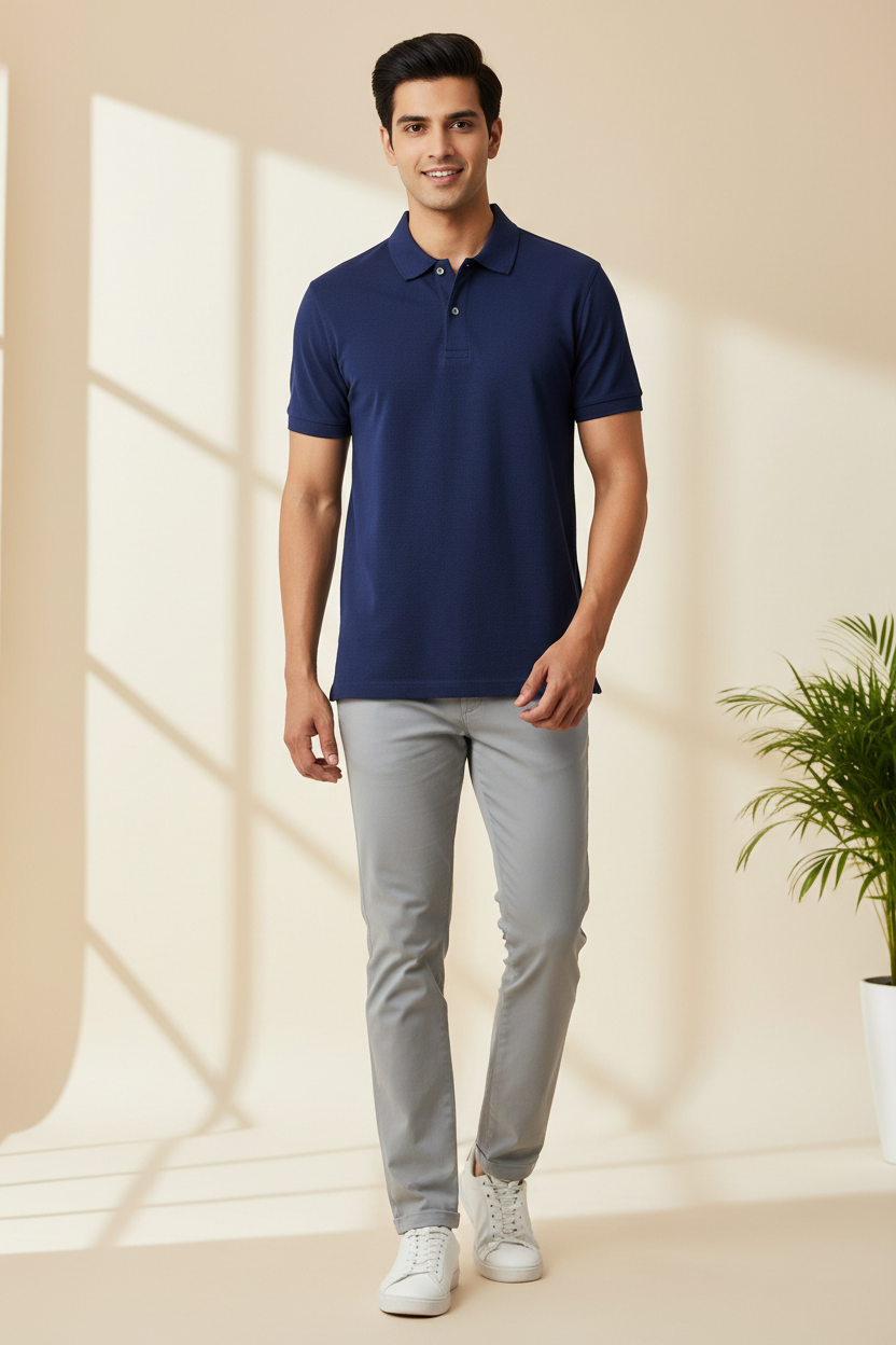 Polo 220 GSM Matty 100% Cotton T-Shirt