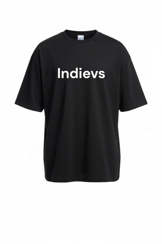 Oversized 220 GSM Black Cotton T-Shirt