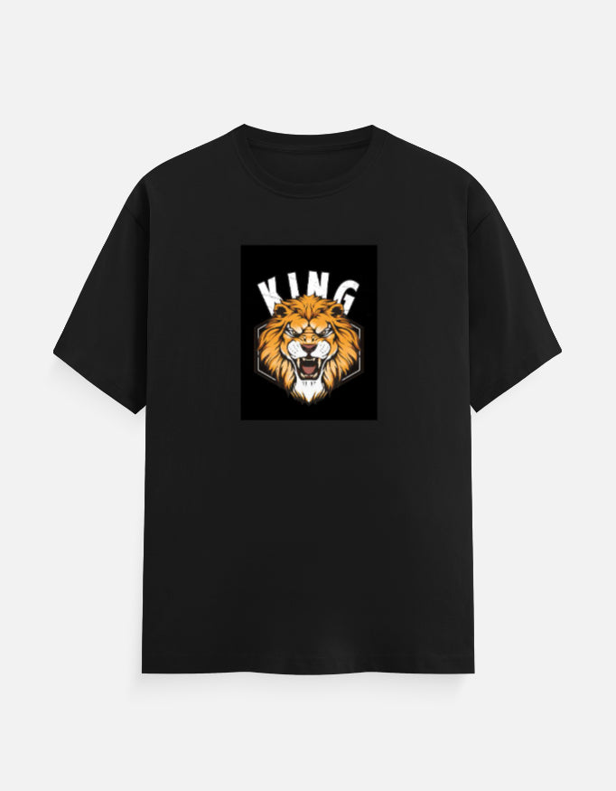 INDIEVS Airson | Unisex Regular Fit Classic Graphic T-Shirt | Black