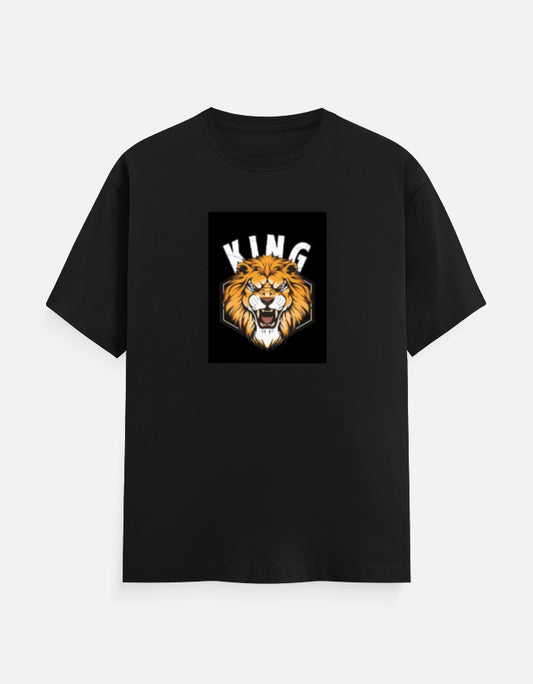 INDIEVS Airson | Unisex Regular Fit Classic Graphic T-Shirt | Black