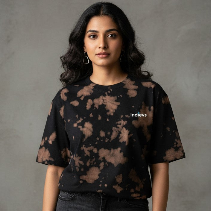 INDIEVS Gust | Unisex Tie Dye Oversized T-Shirt
